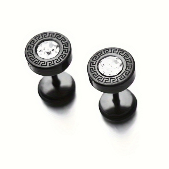 Faux gauge earrings - Picture 2 of 6